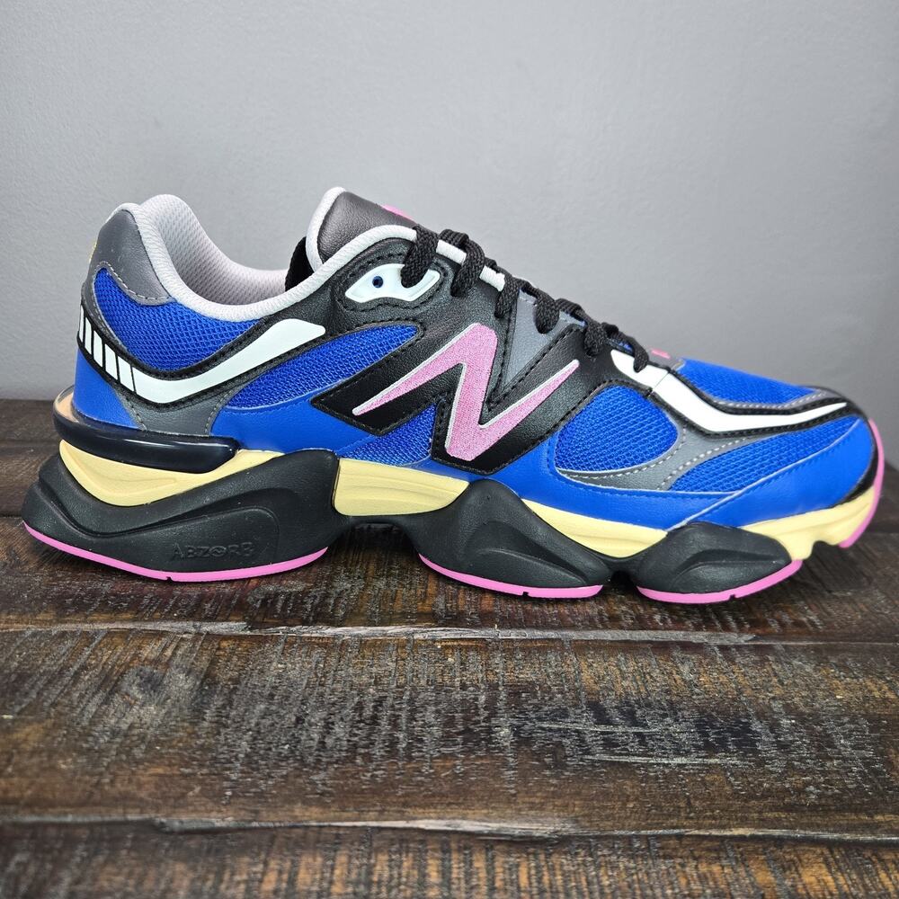 NEW New Balance 9060 Mens Size 10 Running Shoe Blue Oasis Real Pink U9060BPO - Picture 8 of 12